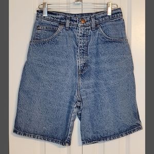 Lands' End Denim Blue Jean Shorts Size 6